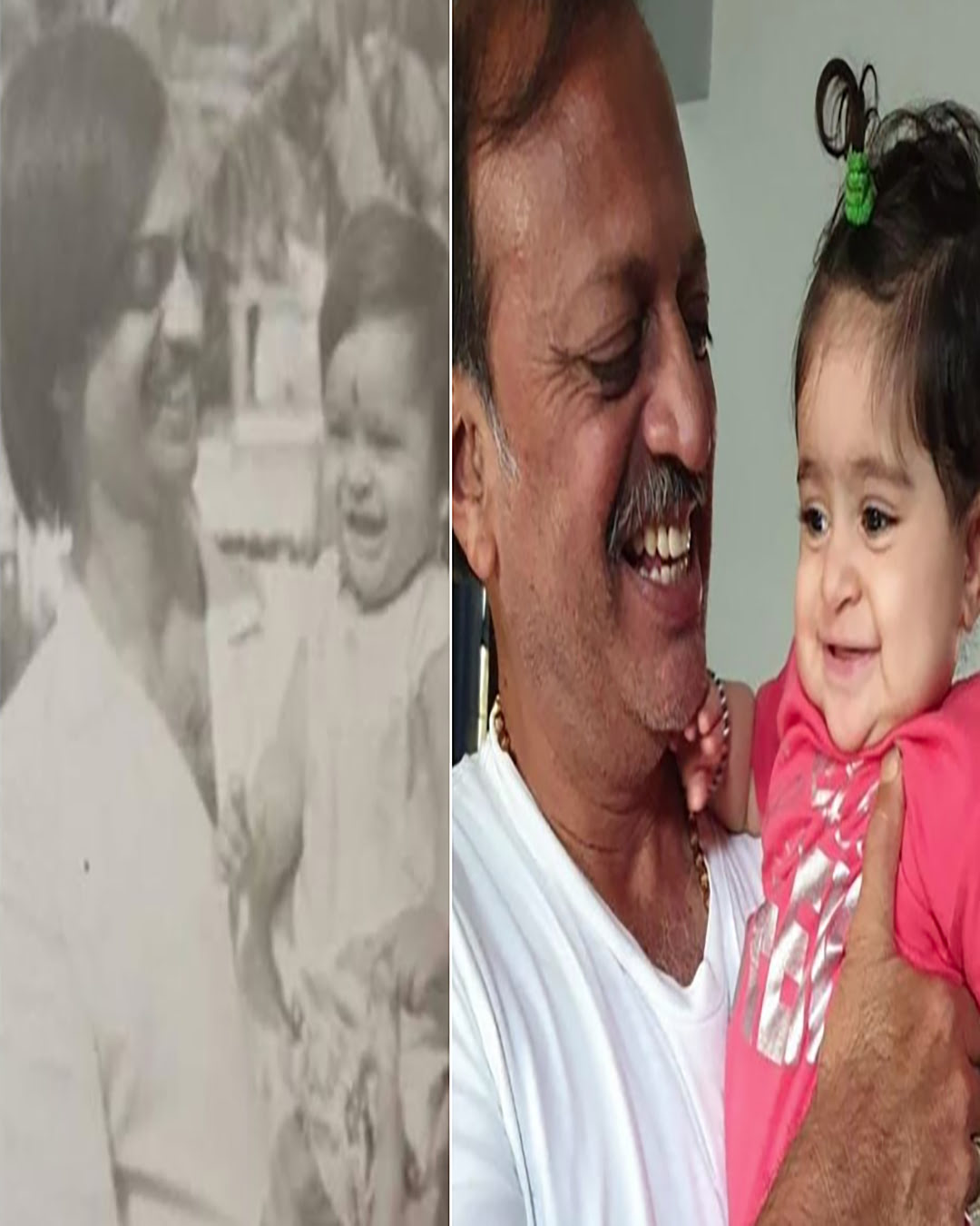 ಅಪ್ಪನ ಪಕ್ಕದಲ್ಲಿ ಇರೋ  ಕನ್ನಡದ ಪ್ರಸಿದ್ಧ ನಟಿ
