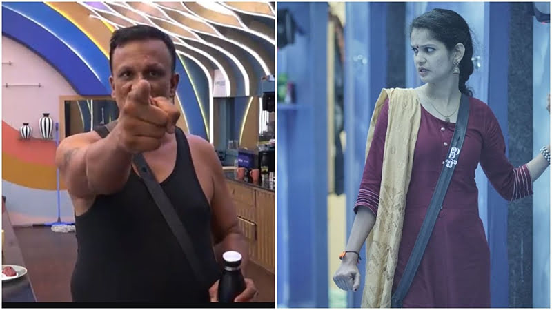 ಬಿಗ್ ಬಾಸ್ ಮನೆಯಲ್ಲಿ ಚೈತ್ರಾ vs ಜಗದೀಶ್