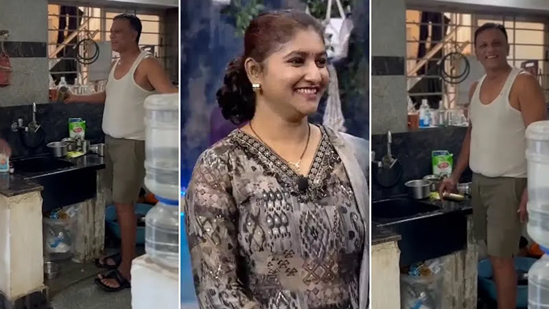 ಪಾತ್ರೆ ತೊಳೆಯುತ್ತಿರುವ ಜಗದೀಶ್