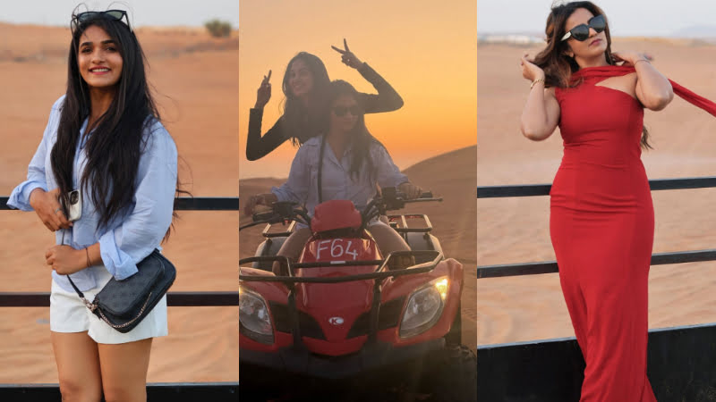 Sandalwood actresses have fun in Dubai