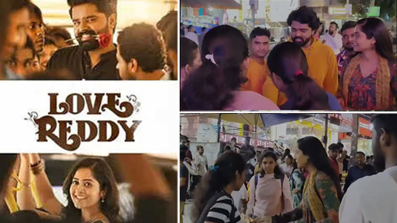The promotion of the hero-heroine of 'Love Reddy'
