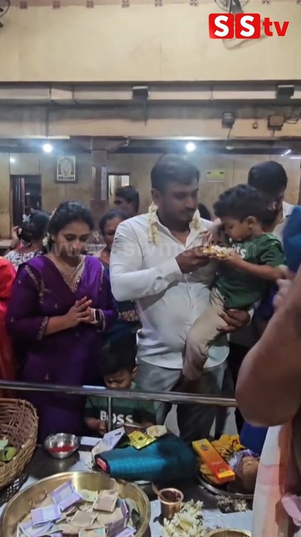 ಮಕ್ಕಳ ಜೊತೆ ದೇವರ ದರ್ಶನ ಮಾಡಿದ ಅಮೂಲ್ಯ