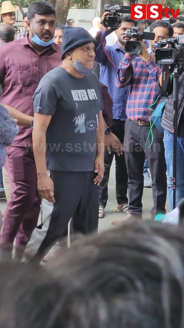 ಎಸ್ಎಂ ಕೃಷ್ಣ ಅವರ ಅಂತಿಮ ದರ್ಶನಕ್ಕೆ ಬಂದ ಶಿವಣ್ಣ