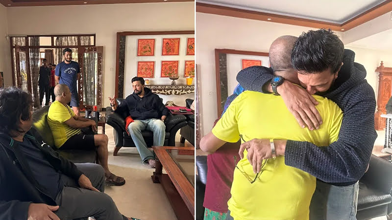 ಶಿವಣ್ಣನಿಗೆ ಸುದೀಪ್ ಪ್ರೀತಿಯ ಅಪ್ಪುಗೆ