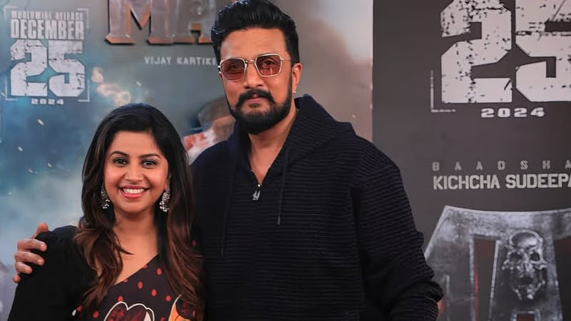 Kichcha Sudeep's challenge to Anusree