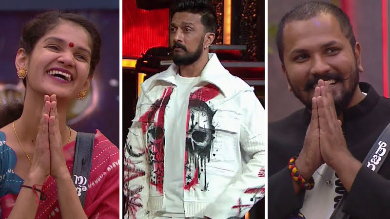 Kichcha Sudeep gives special gift to Rajat, Chaitra