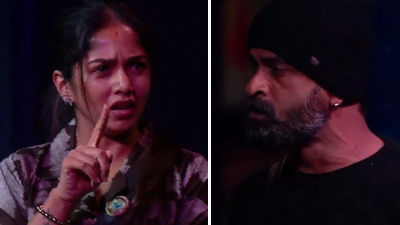 A verbal spat between Bhavya Gowda and Ugram Manju