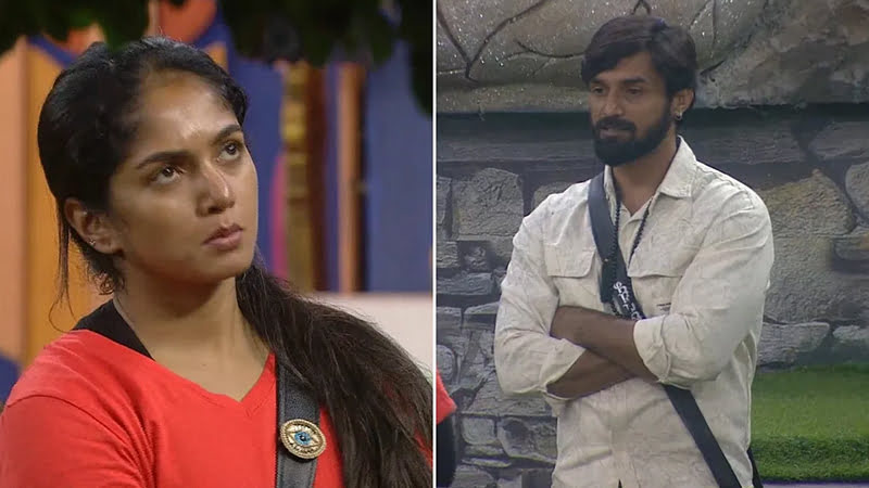 Bhavya challenges her with tears