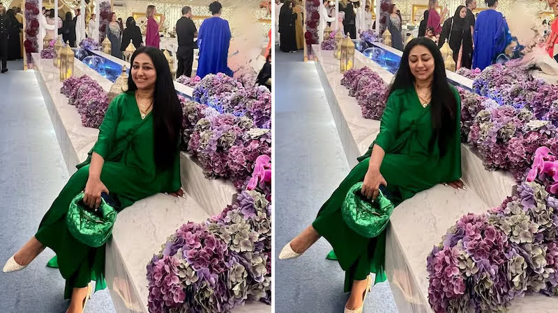 Sita of Kaliyuga looks stunning in a green dress