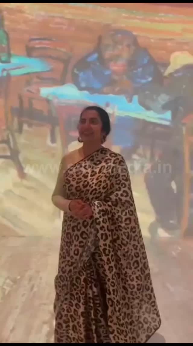 Look how much Suhasini loves painting