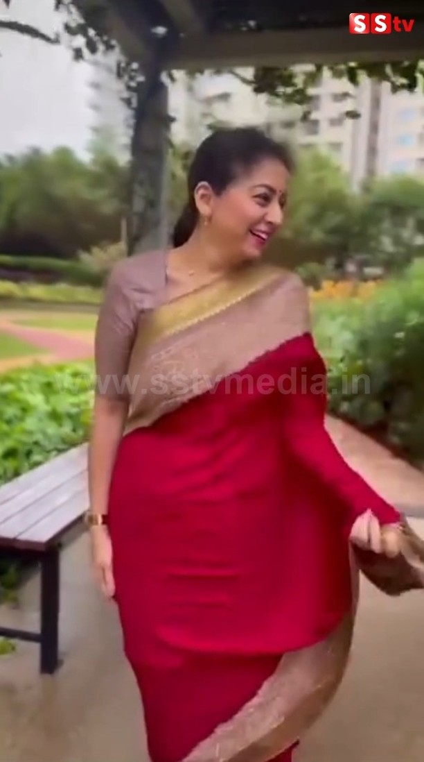 Sudharani made reels for her movie song