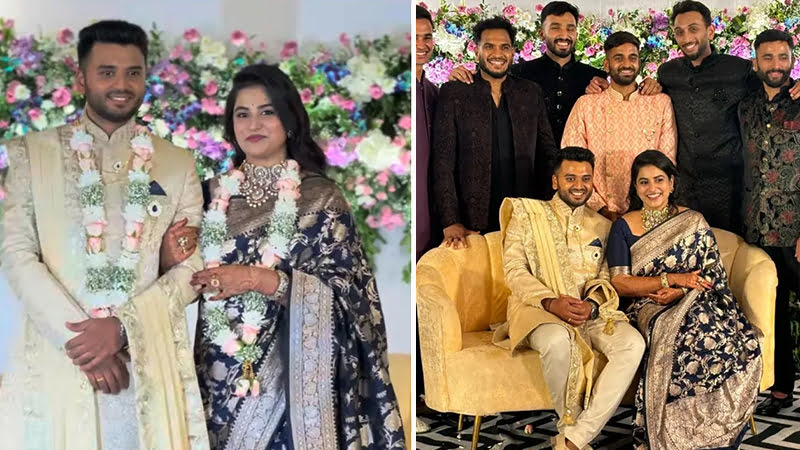 Actress Archana Kottige and cricketer Sharath's wedding