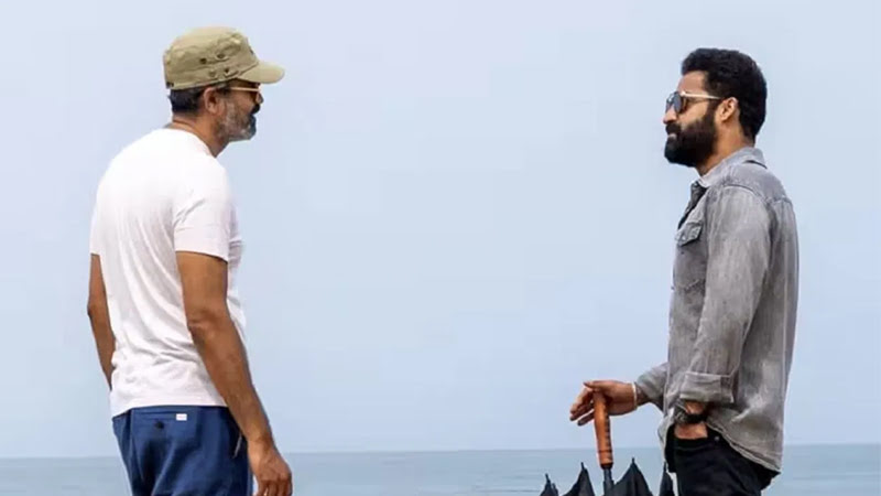 A Huge set being built for Jr NTR movie in Kumta