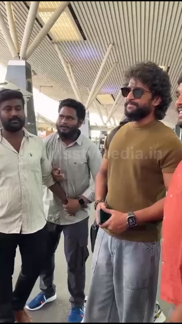 Natural Star arrives in Bangalore for HIT3 Promotions