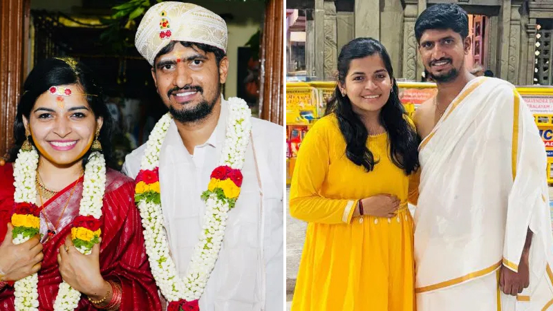 Prithvi Bhatt shares a picture with his husband after marriage