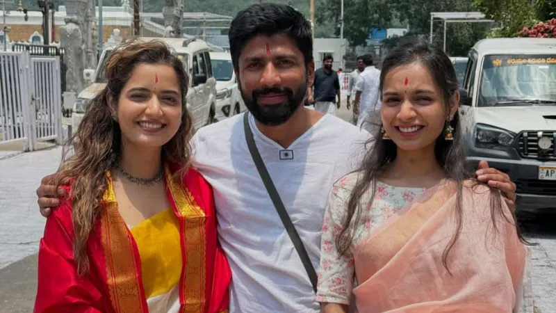 Actress Ashika Ranganath visits Tirupati