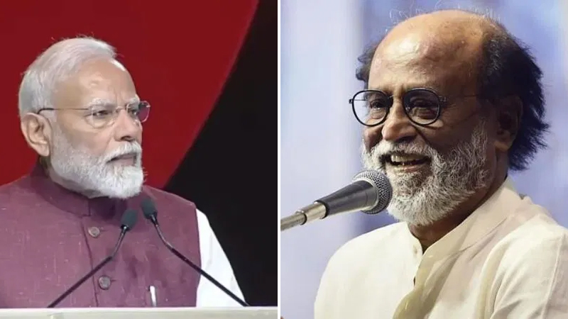 Rajinikanth praises Narendra Modi
