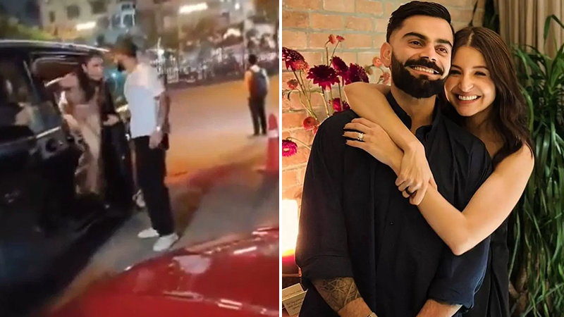 Virat came to hold Anushka's hand