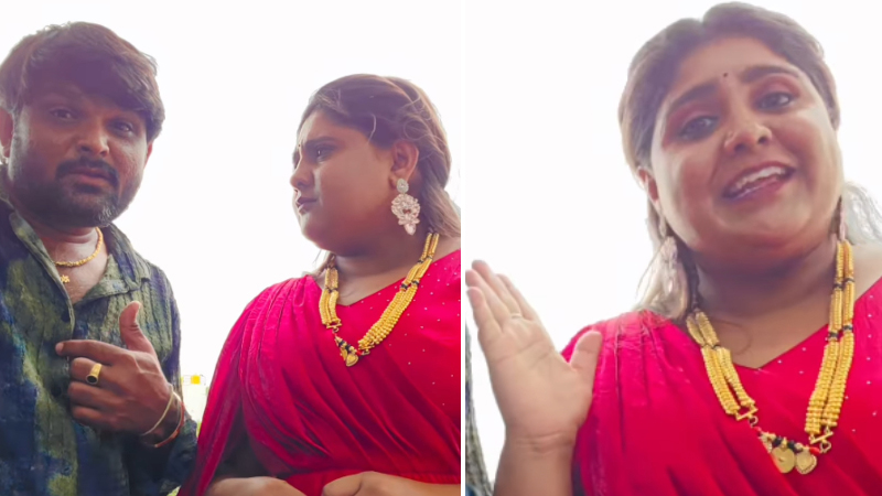All eyes are on Manasa Mangalya's necklace