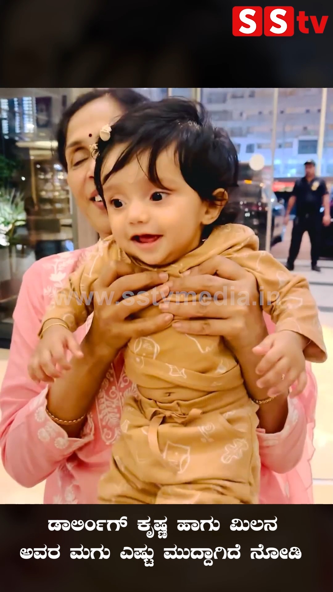Look how cute Darling Krishna and Milana's baby is