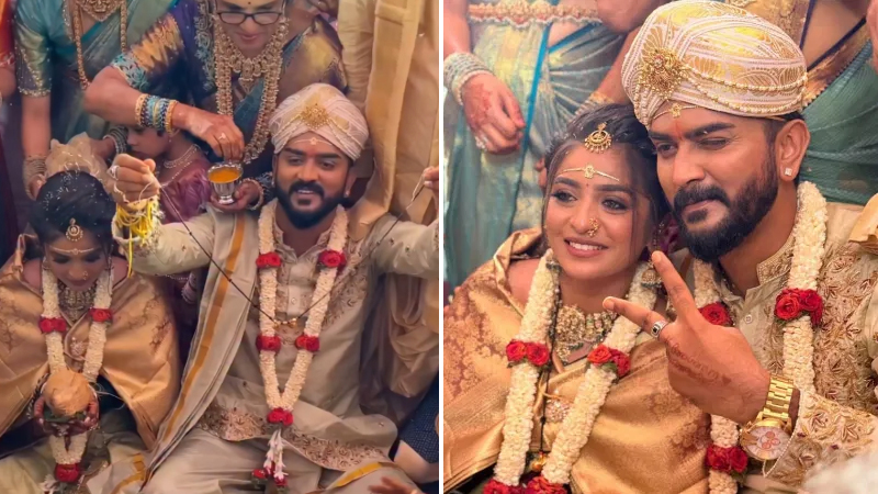 'Lakshmi Baramma' actor Shamanth's wedding celebrations