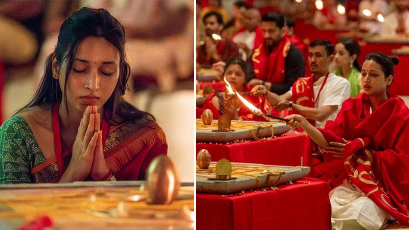Srinidhi Shetty approaches Linga Bhairavi Devi