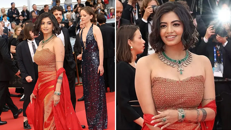 Disha Madan showed Kannada pride on the Cannes red carpet