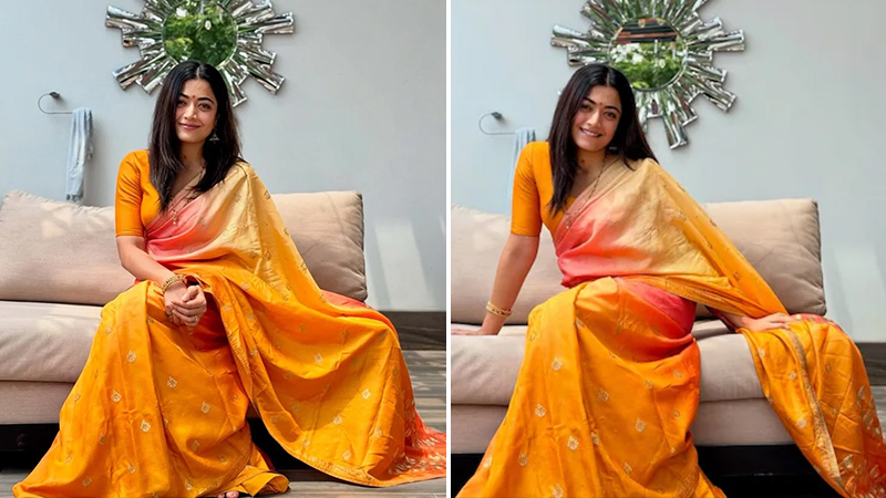 Rashmika Mandanna's stunning photoshoot at Vijay Deverakonda's house