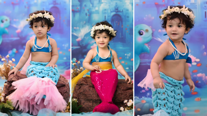 'Nesara' gets fans in a frenzy for her mermaid look