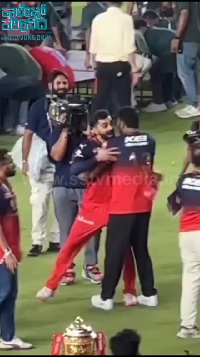 RCB ಗೆದ್ದ ಸಂಭ್ರಮದಲ್ಲಿ ವಿರಾಟ್ ಕೊಹ್ಲಿ
