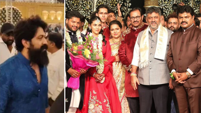 Yash enters BSY Yediyurappa's grandson's reception