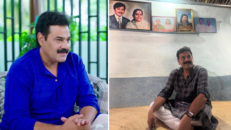 Rajesh Natarang at Dr.Rajkumar's house