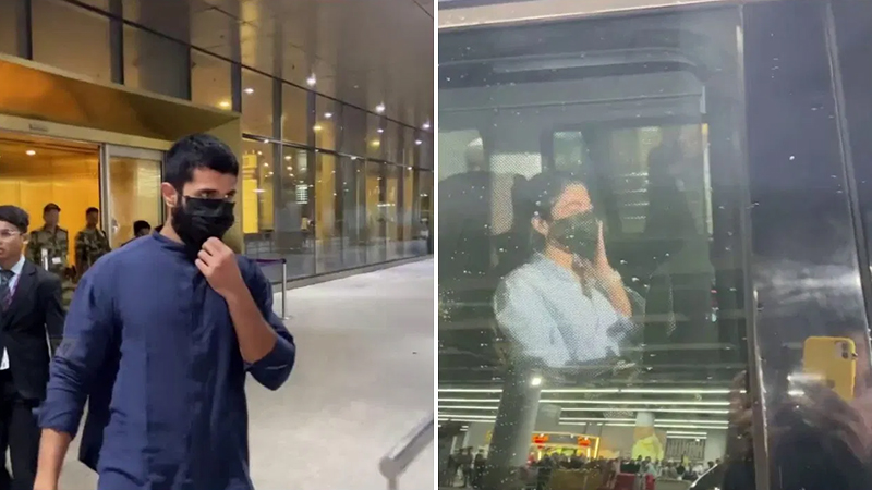 Rashmika-Vijay in the same car