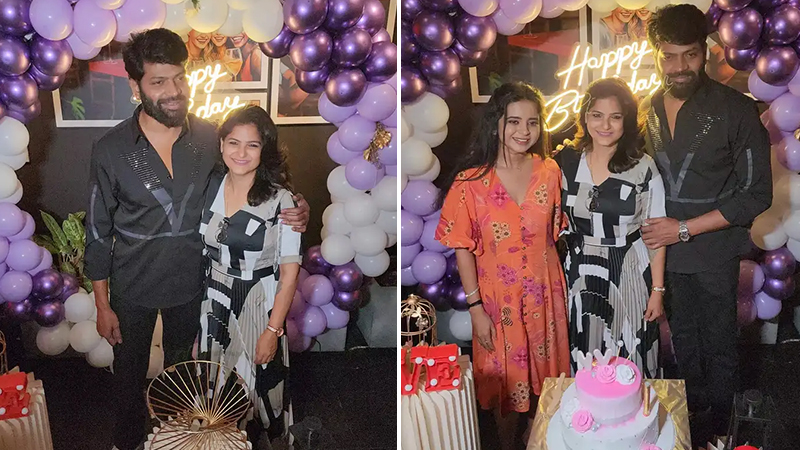 Vinod Prabhakar's wife birthday celebrations