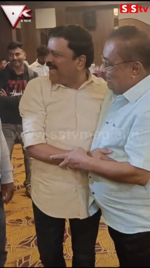 ಹಂಸಲೇಖ ಅವರನ್ನ ನೋಡಿದ ಖುಷಿಗೆ ತಬ್ಬಿಕೊಂಡ ಓಂ ಪ್ರಕಾಶ್ ರಾವ್