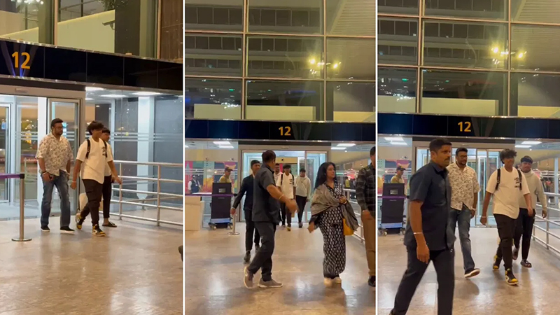 'Viral' Darshan video spotted at airport