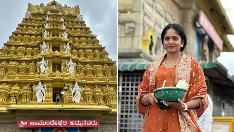 After the 'Karna' controversy, Bhavya Gowda is seen in Mysore!