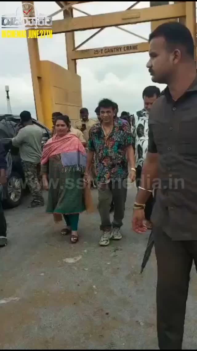 ತುಂಬಿ ಹರಿಯುತ್ತಿರುವ ಕಬಿನಿ ಜಲಾಶಯ ನೋಡಲು ಬಂದ ಶಿವಣ್ಣ