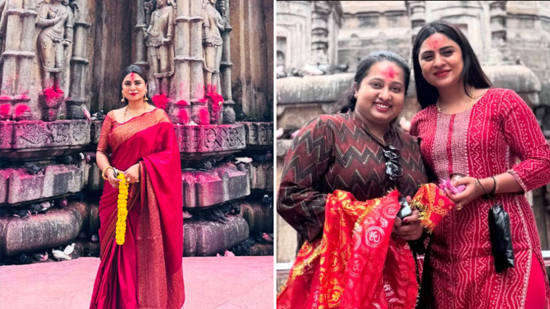 Actress Deepika Das first visit to Kamakhya Temple