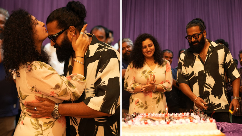 Rishab Shetty's 42nd birthday celebration in Kundapur