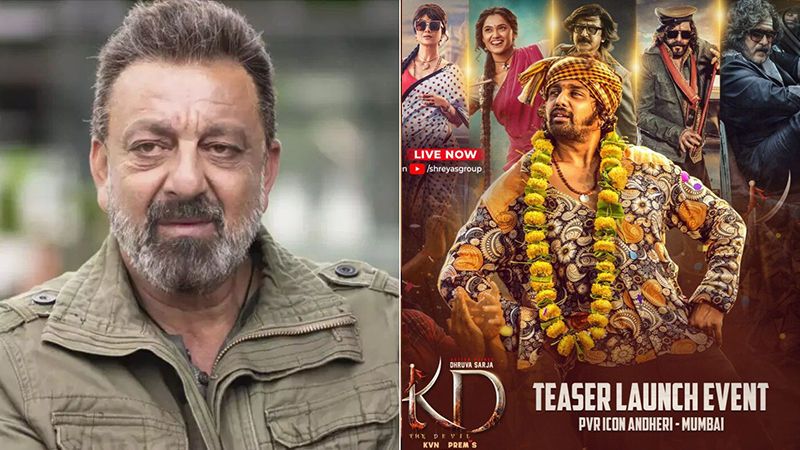 Sanjay Dutt gets emotional at ‘KD’ teaser launch Event