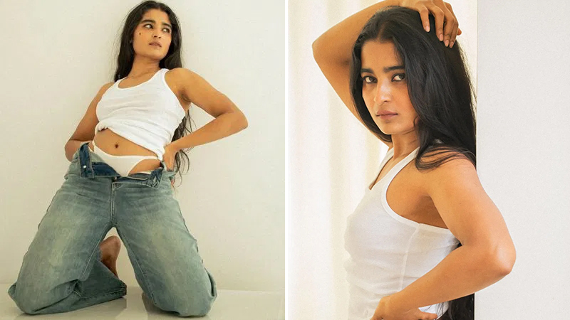 Chaitra Achar Bright in a White Dress