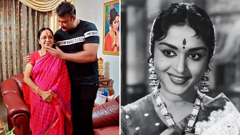 Darshan's emotional tribute to B. Saroja Devi's on her death!