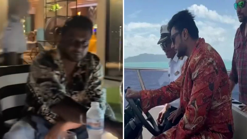Darshan having fun in Thailand