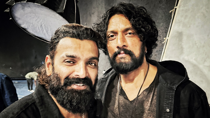 Vinay Gowda met Kichcha Sudeep in Chennai