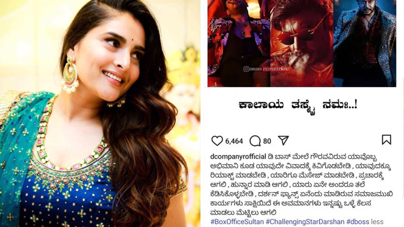 ಡಿ ಬಾಸ್‌’ ಮೇಲೆ ಗೌರವ ಇರೋರು ಯಾವುದಕ್ಕೂ ರಿಯಾಕ್ಟ್‌ ಮಾಡಬೇಡಿ