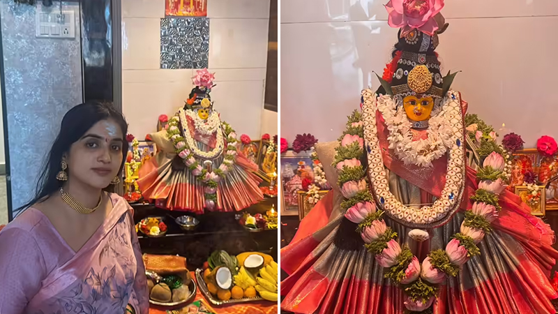 ಆಂಕರ್ ಜಾಹ್ನವಿ ಮನೆಯಲ್ಲಿ 15ನೇ ವರ್ಷದ ಮಂಗಳಗೌರಿ ಪೂಜೆ