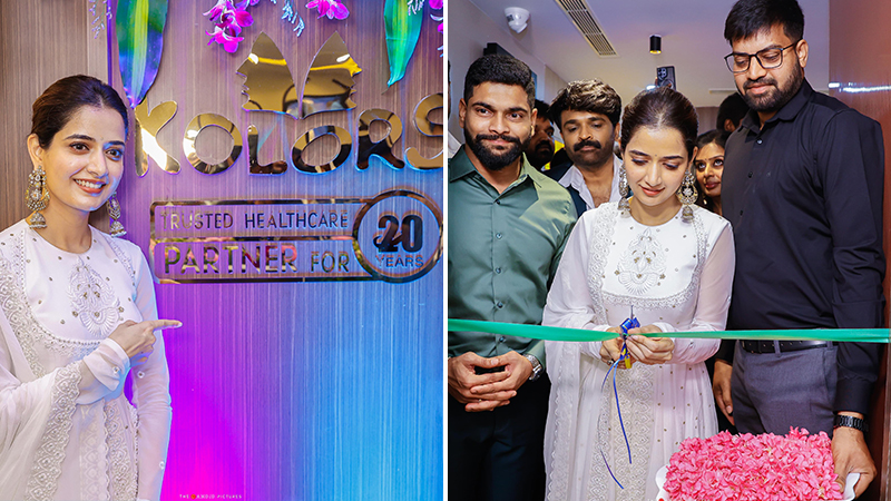 ಕಲ್ಯಾಣ ನಗರದಲ್ಲಿ ಕಲರ್ಸ್ ಬ್ರಾಂಚ್ ಉದ್ಘಾಟಿಸಿದ ನಟಿ ಆಶಿಕಾ ರಂಗನಾಥ್