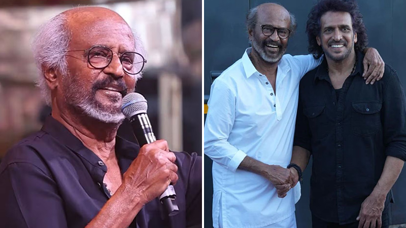 Rajinikanth praises Uppi on stage