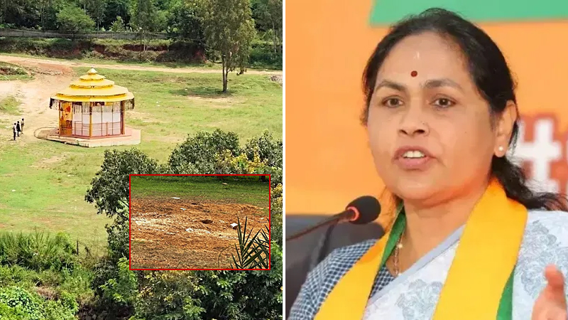 Shobha Karandlaje writes to CM to convert Vishnu's samadhi site into Kalagrama
